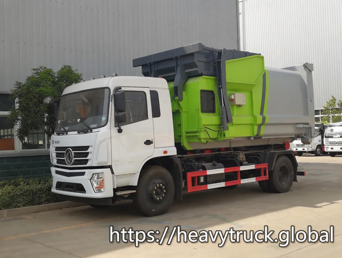 Hook Lift Garbage Truck dongfeng hook lift compactor garbage truck