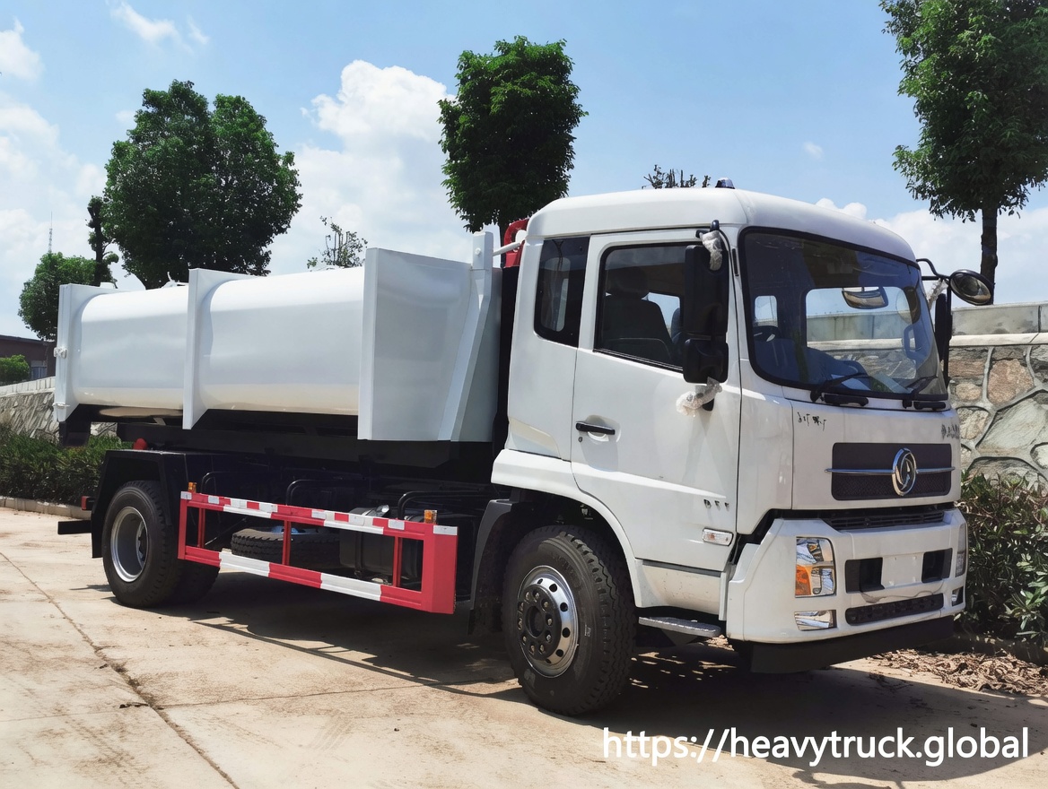 Hook Lift Garbage Truck dongfeng 10cbm hook lift garbage truck