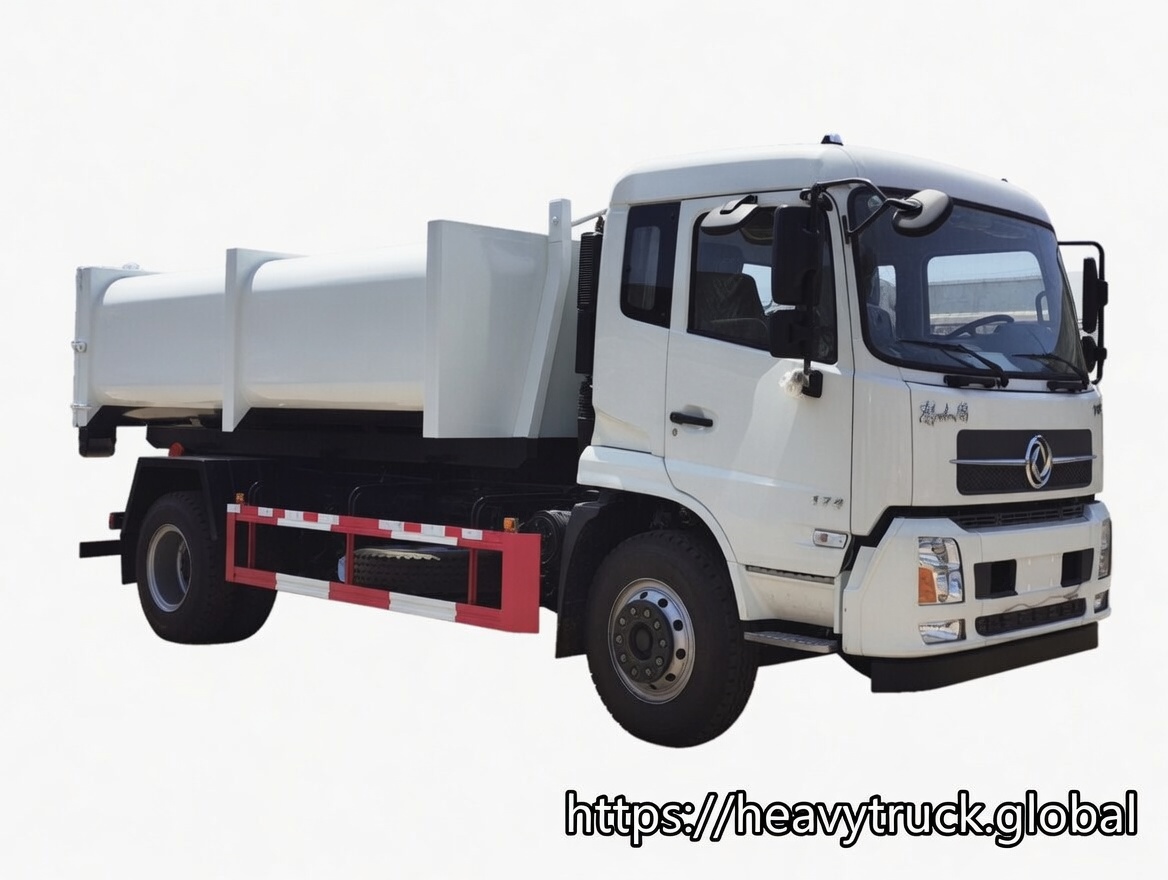 Hook Lift Garbage Truck dongfeng 10cbm hook lift garbage truck