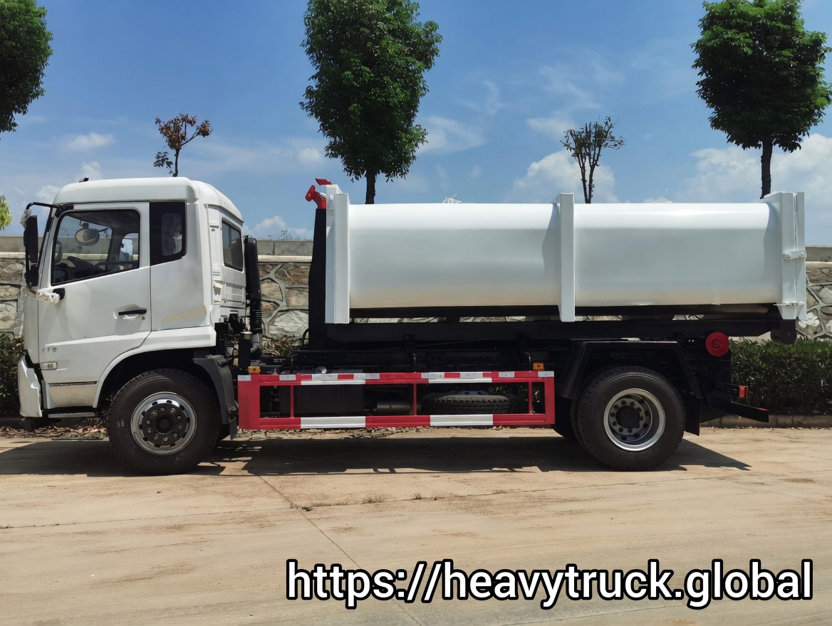 Hook Lift Garbage Truck dongfeng 10cbm hook lift garbage truck