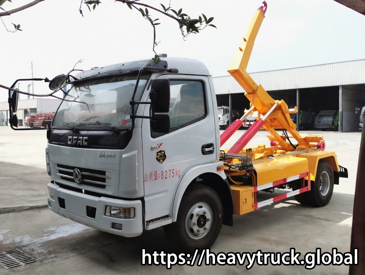 Hook Lift Garbage Truck dongfeng 4×2 hook lift garbage truck