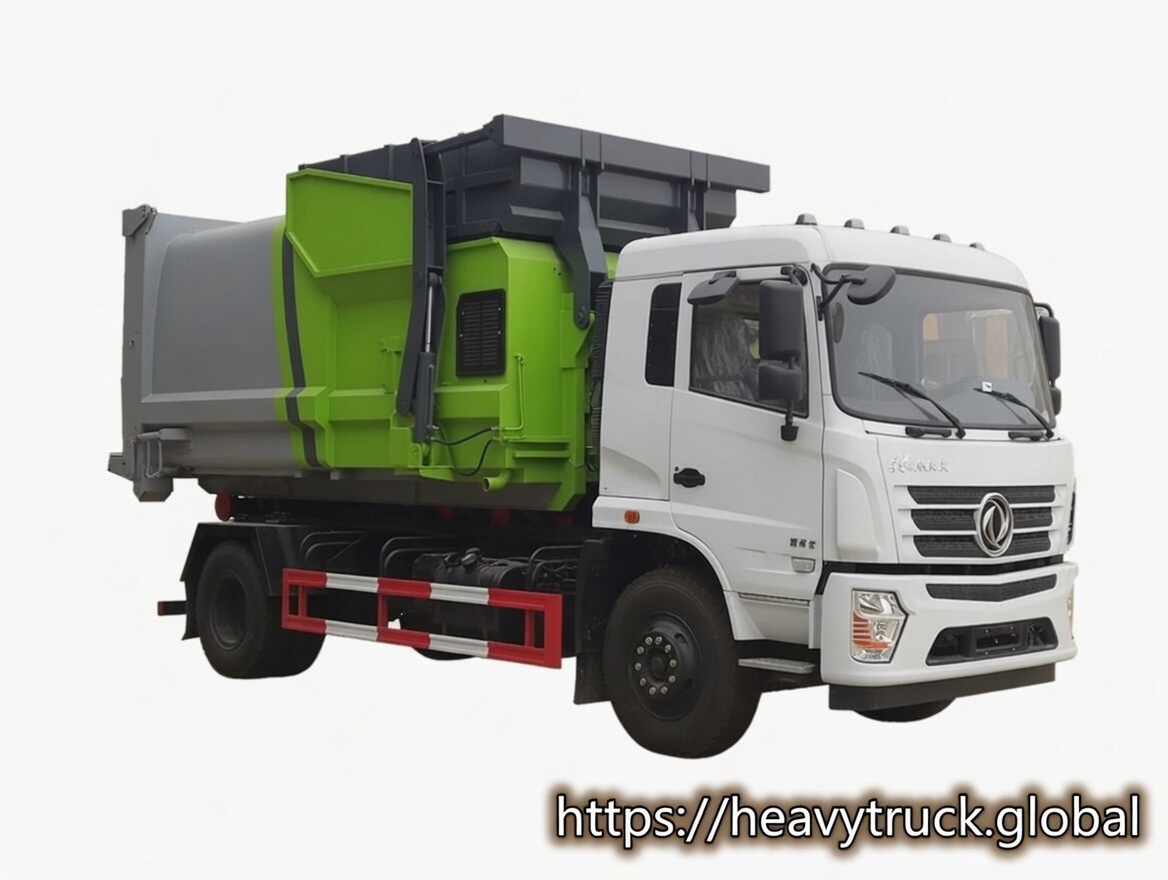 Hook Lift Garbage Truck dongfeng hook lift compactor garbage truck