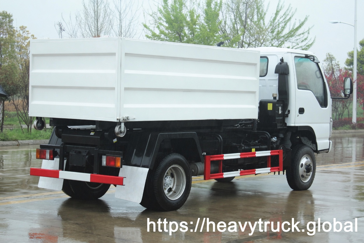 Hook Lift Garbage Truck isuzu 4x4 hook lift garbage truck
