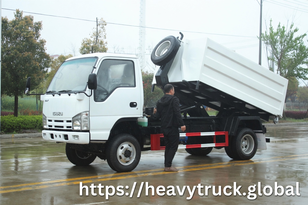 Hook Lift Garbage Truck isuzu 4x4 hook lift garbage truck