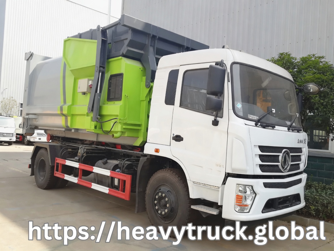 Hook Lift Garbage Truck dongfeng hook lift compactor garbage truck