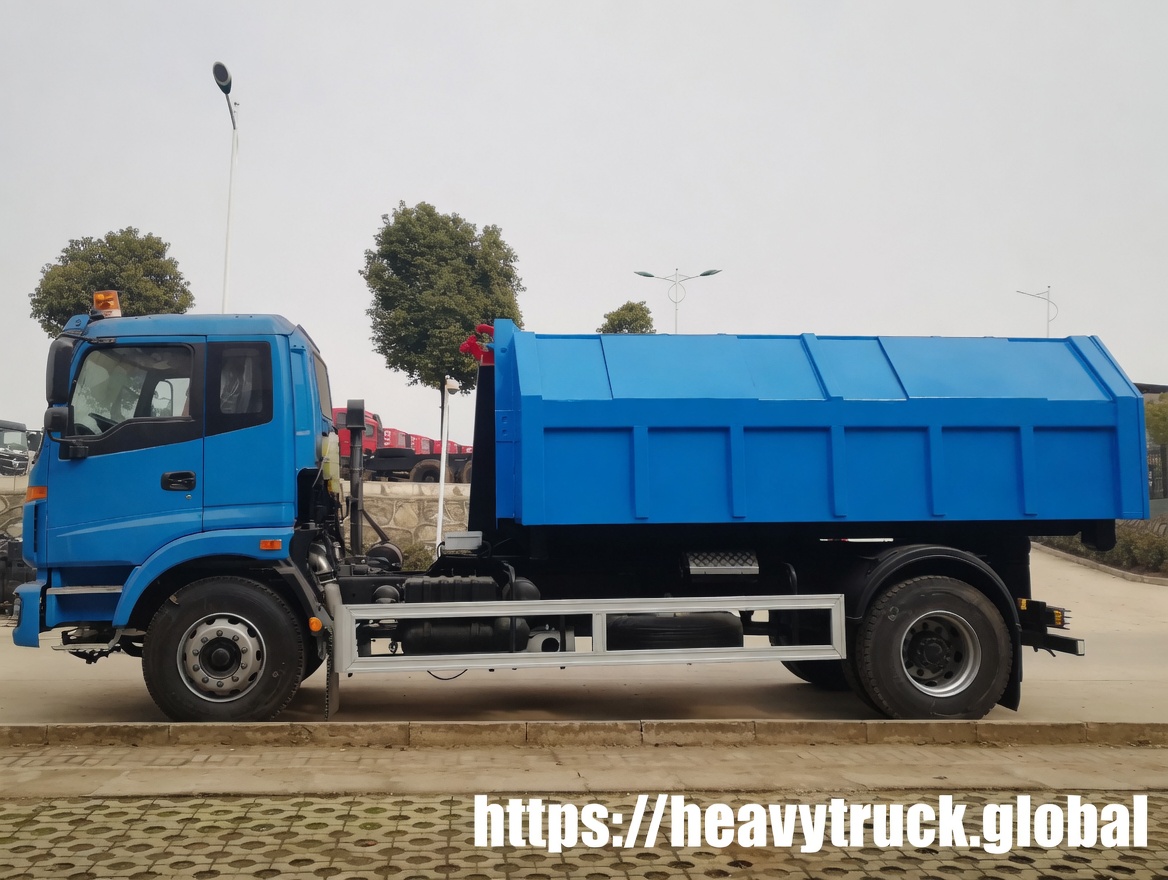Hook Lift Garbage Truck foton 8cbm hook lift garbage truck