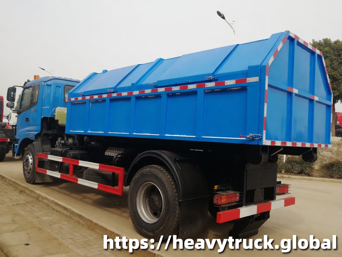 Hook Lift Garbage Truck foton 8cbm hook lift garbage truck
