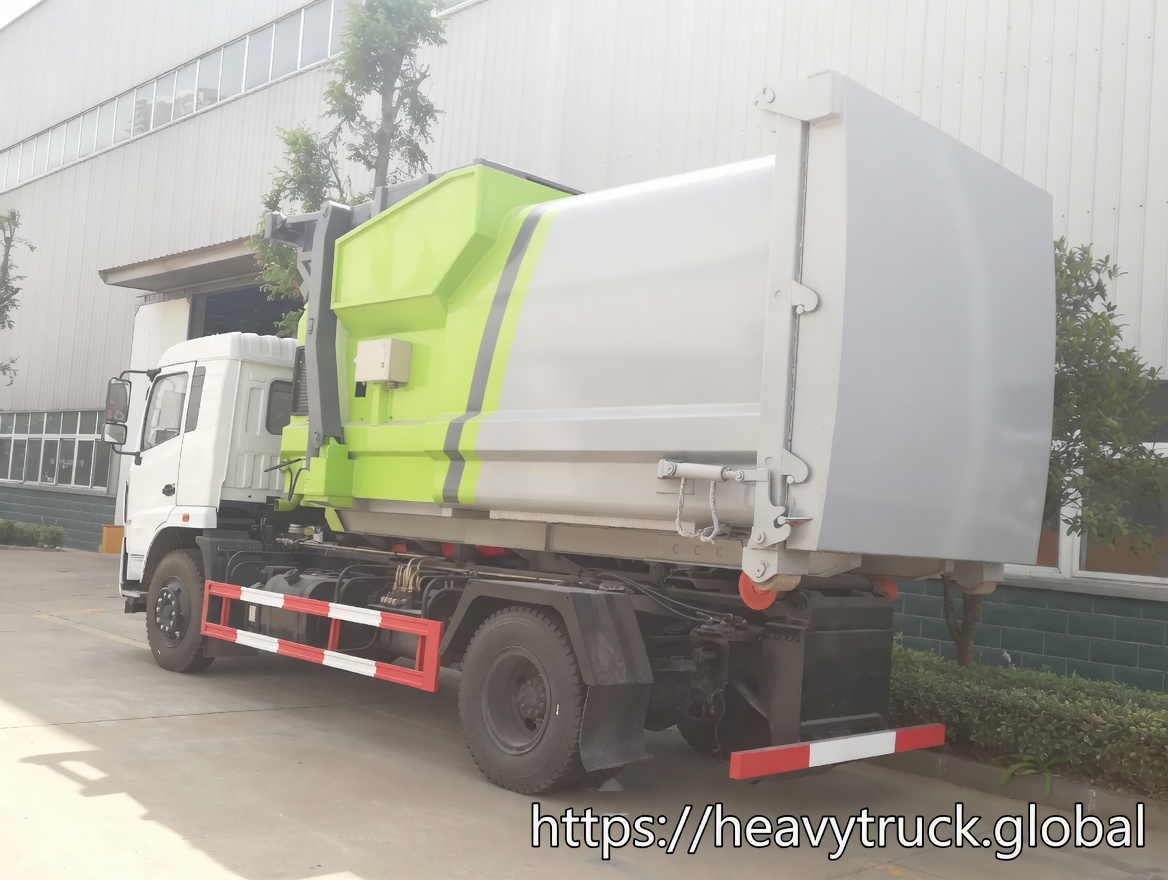 Hook Lift Garbage Truck dongfeng hook lift compactor garbage truck