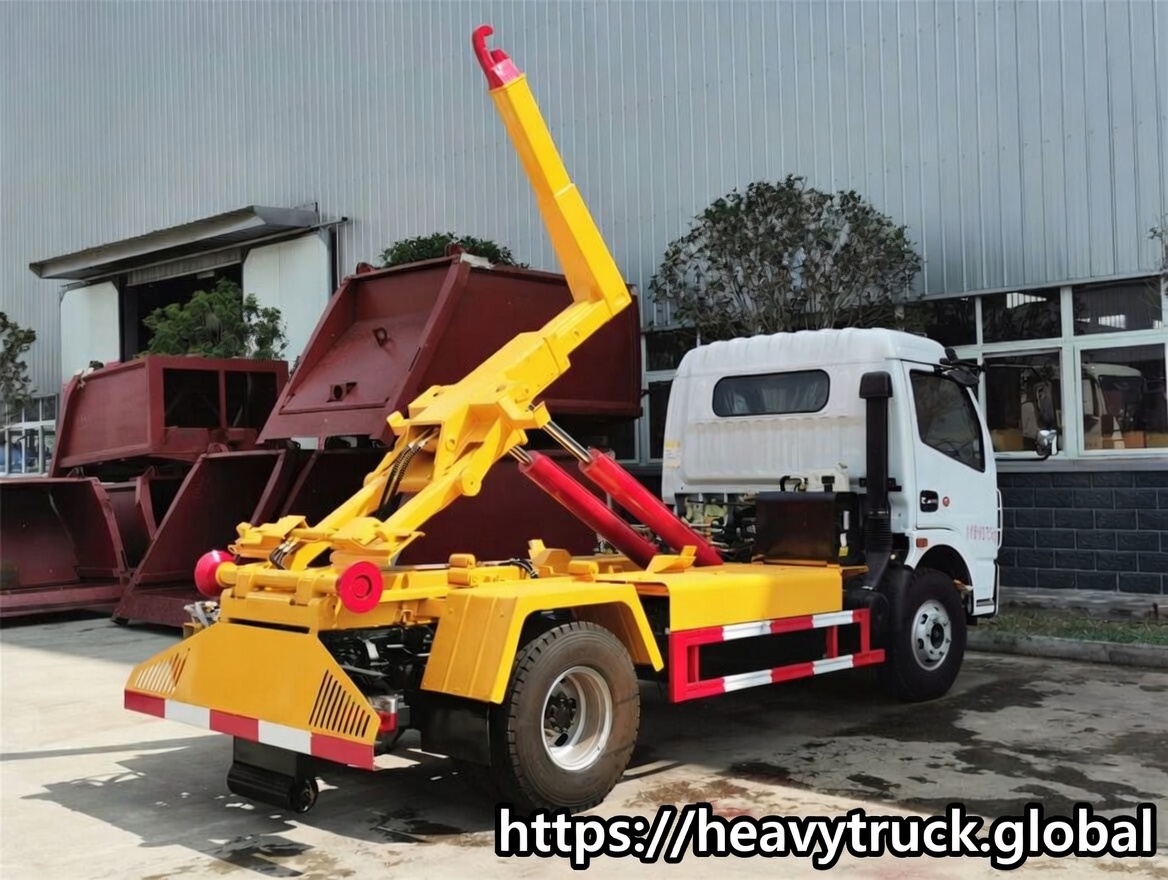 Hook Lift Garbage Truck dongfeng 4×2 hook lift garbage truck