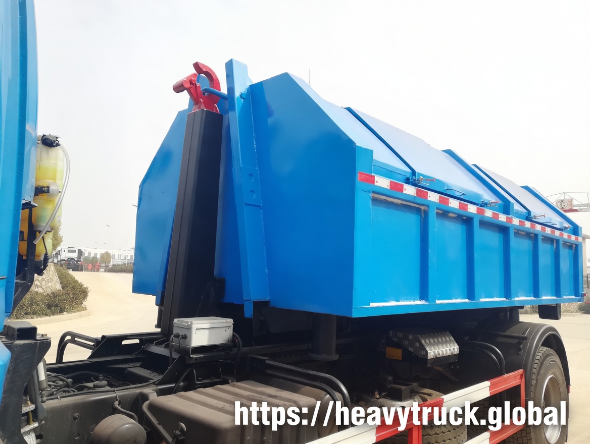 Hook Lift Garbage Truck foton 8cbm hook lift garbage truck