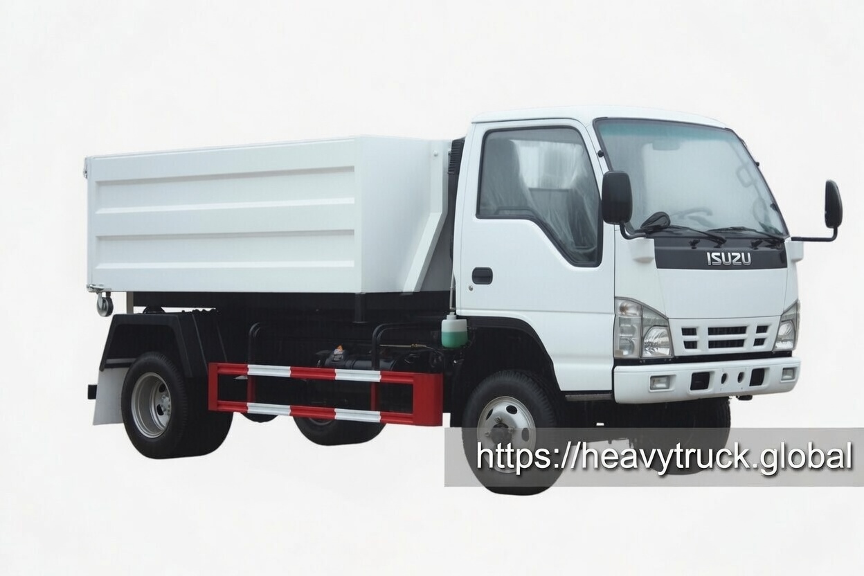 Hook Lift Garbage Truck isuzu 4x4 hook lift garbage truck